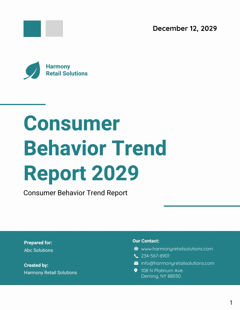 Consumer Trend Report - Xu hướng tiêu dùng Việt Nam